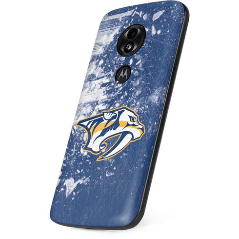 NHL Nashville Predators Frozen Moto E5 Play Skin